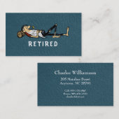 Retirement - Rip Van Winkle image business コーリングカード (正面/裏面)
