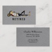 Retirement - Rip Van Winkle image business コーリングカード (正面/裏面)