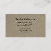 Retirement - Rip Van Winkle image business コーリングカード (裏面)