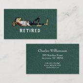 Retirement - Rip Van Winkle image business コーリングカード (正面/裏面)