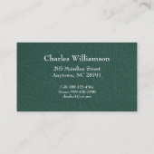 Retirement - Rip Van Winkle image business コーリングカード (裏面)