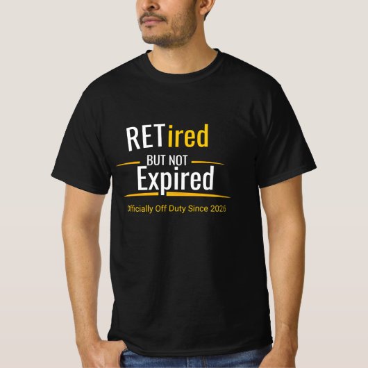 Retirement Shirt Retired Gift Funny Tee 2026 Tシャツ (正面)