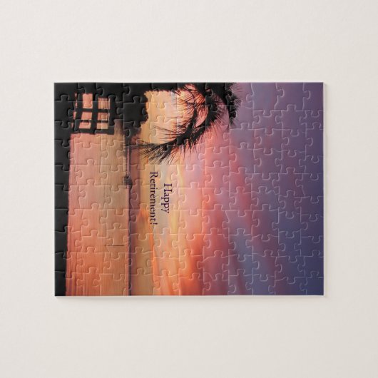 Retirmentフロリダの日没 ジグソーパズル (横)