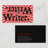 .retirWの破烈の作家 名刺 (正面/裏面)