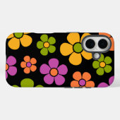 Reto 1960sスタイル中花モダン柄 Case-Mate iPhoneケース (裏面 (横))