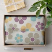 Reto 1960s Style Mid Mod Floral Pattern Tissue Pap 薄葉紙 (ギフト)