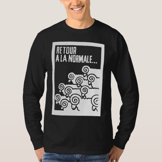 retourの翼部のnormale tシャツ (正面)