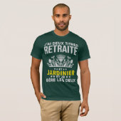 Retraité et jardinier 2 tシャツ (正面フル)