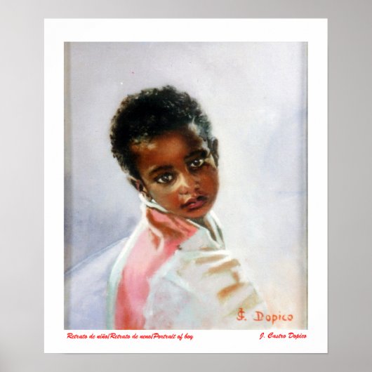 Retrato de niño/Retrato de neno/Portrait of boy ポスター (正面)