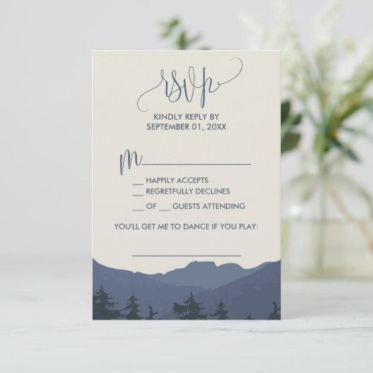 Retreat to the Mountains Song Request RSVPカード (スタンド正面)