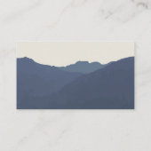 Retreat to the Mountains Webサイトカードの挿入 名刺 (裏面)