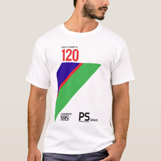 Retrhomageシリーズ80s 120-PS VHS Tシャツ