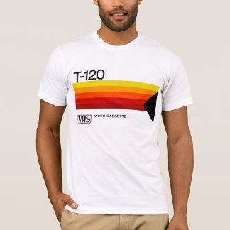 Retrhomageシリーズ80s T-120 VHS Tシャツ