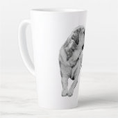 Retriever Reverie, Soft Shaded カフェラテマグ (左アングル)