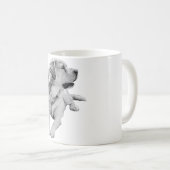 Retriever Reverie, Soft Shaded コーヒーマグカップ (正面右)