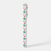 Retro 1950s Atomic Starburst & Orbiting Atoms iPhoneケース (右側面)