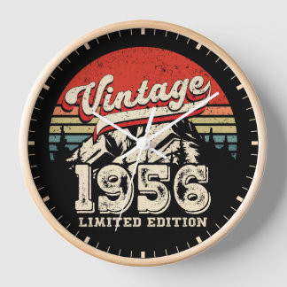 Retro 1956 Birthday Gift Vintage 70th Bday 壁時計