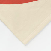 Retro 1970s Style Arched Stripes Geometric Pattern フリースブランケット (角)