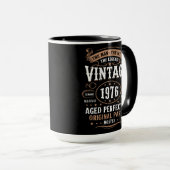 Retro 1976 Birthday The Man The Legend 50th Bday  マグカップ (正面右)