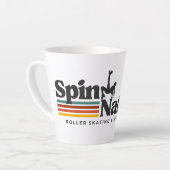 Retro 2025 SpinNations Mug カフェラテマグ (左アングル)