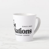 Retro 2025 SpinNations Mug カフェラテマグ (右アングル)