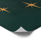 Retro 50s Avoid The Naughty List Christmas Martini ポスター (角)