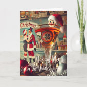 Retro 50s Cocktail Making Merry Christmas Workshop カード (正面)