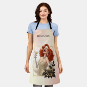 Retro 50s Glam Housewife Funny Sarcastic Humor エプロン (着用した状態)