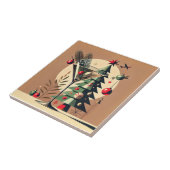 Retro 50s Jet Set Christmas Tree Martini タイル (側面)