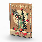 Retro 50s Jet Set Christmas Tree Martini フォトブロック (右)