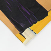 Retro 50s Mardi Gras Cocktail Party フリースブランケット (角)