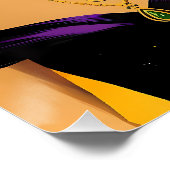 Retro 50s Mardi Gras Cocktail Party ポスター (コーナー)