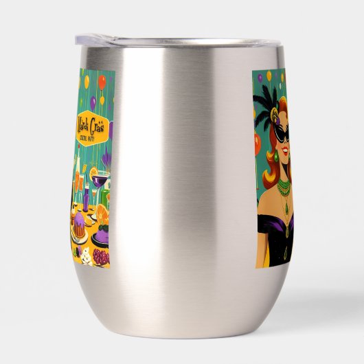 Retro 50s Mardi Gras Martini Cocktail Party (右面)