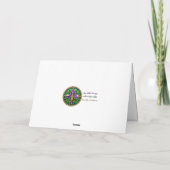 Retro 50s Mardi Gras Martini Cocktail Party カード (裏面)