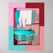 Retro 50s Soda Bar ポスター (正面)