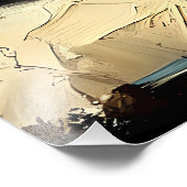 Retro 50s Triple Cranberry Christmas Martini フォトプリント (角)