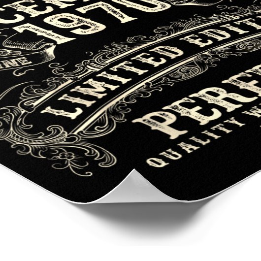 Retro 55th Birthday For Men 55 Year Old December 1 ポスター (角)