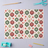 Retro “67” Christmas Ornament Tissue Paper 薄葉紙 (クラフト)