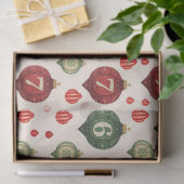 Retro “67” Christmas Ornament Tissue Paper 薄葉紙 (ギフト)