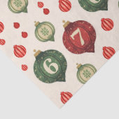 Retro “67” Christmas Ornament Tissue Paper 薄葉紙 (詳細)