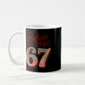 Retro 67 Magic Christmas – Believe In Magic コーヒーマグカップ (左)