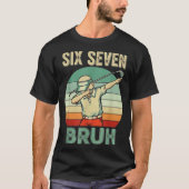 Retro 67 Meme 6 7 Six Seven Bruh Golf Golfer Vinta Tシャツ (正面)