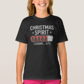 Retro 67 Meme Six Seven Christmas Spirit Tシャツ (正面)