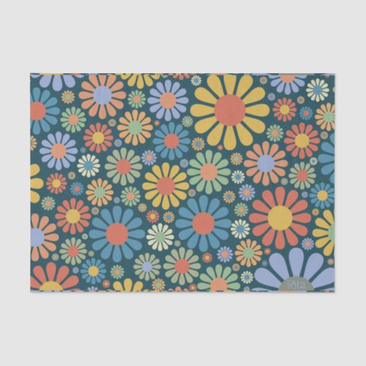 Retro/70sパターン 薄葉紙 (正面)