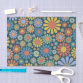 Retro/70sパターン 薄葉紙 (クラフト)