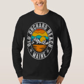 Retro 70s 80s Old Orchard Beach Maine ME Tシャツ (正面)