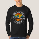 Retro 70s 80s St Simons Island Georgia GA Tシャツ (正面)