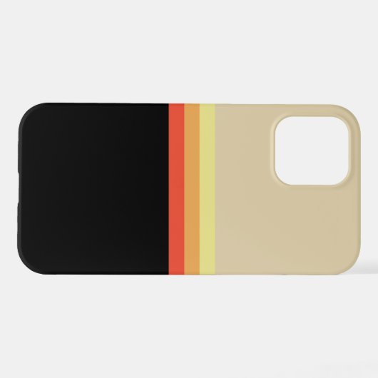 Retro 70s Coloured Palette iPhoneケース (裏面横)
