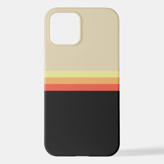 Retro 70s Coloured Palette iPhoneケース (裏面)