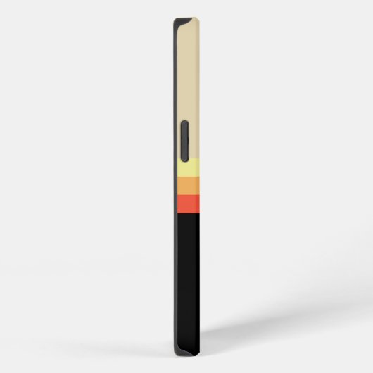 Retro 70s Coloured Palette iPhoneケース (右側面)